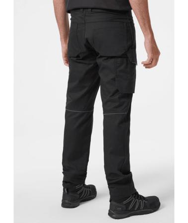 77525_990-C46 Helly Hansen Manchester Black Men's Cotton, Polyester Lightweight, Stretchy Trousers 33in, 84cm Waist