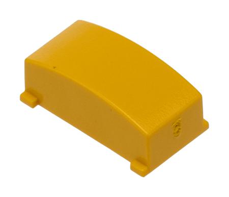 1630004 Yellow Modular Switch Cap for use with 16310 Series Push Button Switch, 16315 Series Push Button Switch