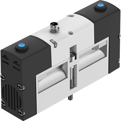 VSVA-B-T32U-AZH-A1-1R2L Festo 2X3/2-Way, Monostable, Open Pneumatic Solenoid/Pilot-Operated Control Valve - Electrical VSVA Series 24V dc,