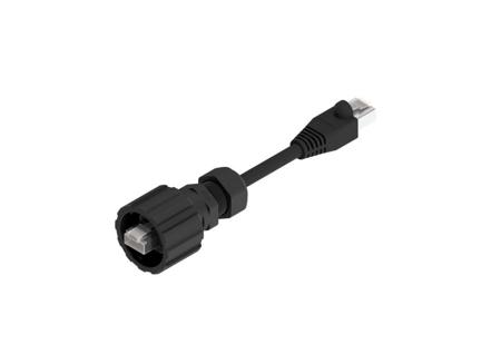 17-101254 Amphenol CONEC17 -101, 5m Cat5e, Black RJ45 to Male RJ45 Male, UTP Unshielded, Terminated