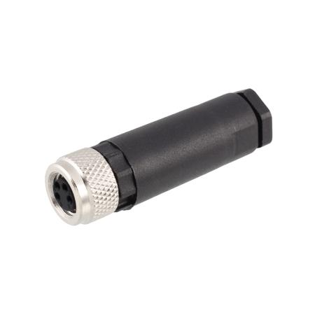 134-193 RS PRO Industrial Circular Connectors, 4 Contacts, Cable, M8 Connector, Plug, Female, IP67