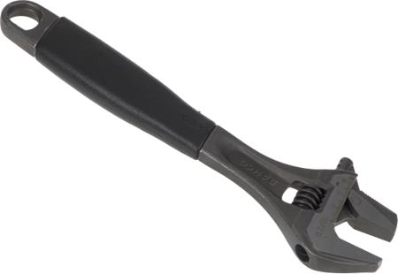9072 P Bahco Adjustable Spanner, 257 mm Overall, 33mm Jaw Capacity, Plastic Handle