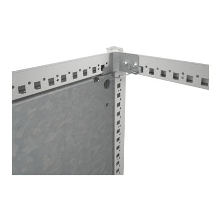 NSYSFN1812402D Schneider Electric PanelSeT SFN Series Galvanised Steel Double-Door-Door Floor Standing Enclosure, Plain Door Door,