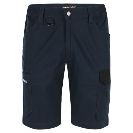 22MBM2101NY-56 Herock BARGO SHORTS Navy Blue - Black 2% Elastane, 98% Cotton Work shorts, 46in