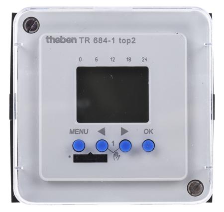 TR684---1-top-2 Theben Digital Time Switch 230 → 240 V ac, 1-Channel