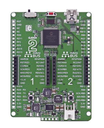 MIKROE-2547 MikroElektronika Clicker 2 MCU Development Board