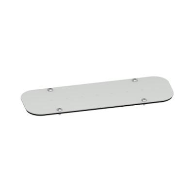 NSYTLB Schneider Electric NSY Series RAL 7035 PE, Steel Gland Plate, 245mm H, 200mm W, 400mm L for Use with Panelset S3D
