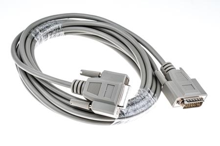 1656288 Phoenix Contact Male 15 Pin D-sub to Female 15 Pin D-sub Serial Cable, 5m PVC, VS-15-DSUB-20-LI-5.0 Series