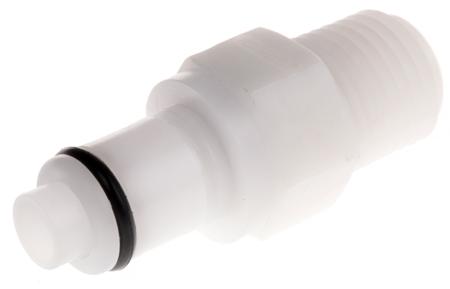 PLCD24004 Colder Products Hose Connector, Straight Threaded Coupling, NPT 1/4in, 8.3 bar