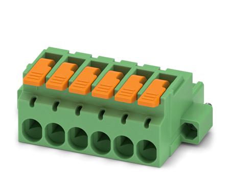 1110633 Phoenix Contact, 5.08mm Pitch, 6 Way, , Pluggable Terminal Block, Plug, Cable Mount, Push-In Termination,