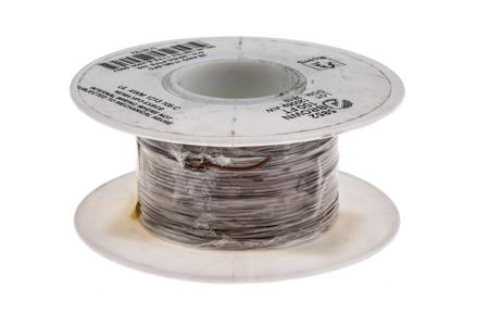 5852 BR005 Alpha Wire Hook-up Wire TEFLON Series Brown 0.09 mm² PTFE Equipment Wire, 28 AWG, 7/0.13 mm, 30m, PTFE Insulation, 5852