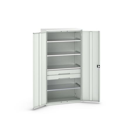 16926574.16 Bott 2 Door, 2 Drawer Sheet Steel Cupboard, 1050 x 550 x 2000mm