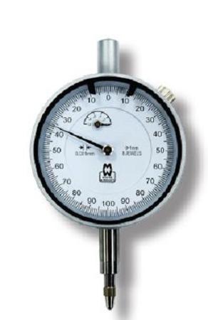 MW400-01 Moore & Wright  Dial Indicator, 0 → 1 mm Measurement Range, 0.001 mm Resolution , ± 0.004 mm Accuracy