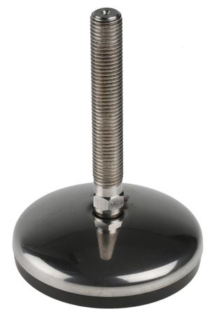 A105/022 Nu-Tech Engineering M16 Stainless Steel Adjustable Foot, 1000kg Static Load Capacity 3.5° Tilt Angle