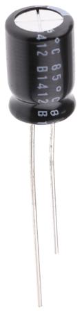 UVR1C471MPD Nichicon 470μF Aluminium Electrolytic Capacitor 16V dc, Radial, Through Hole -