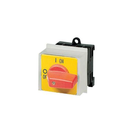 084329-T0-2-1-IVS-RT Eaton, 3P 2 Position 90° On-Off Cam Switch, 690V (Volts), 20A, Short Thumb Grip Actuator