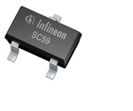 TLE49062KHTSA1 Infineon , Unipolar Hall Effect Sensor Switch, 2.7 → 18 V, 3-Pin SC-59
