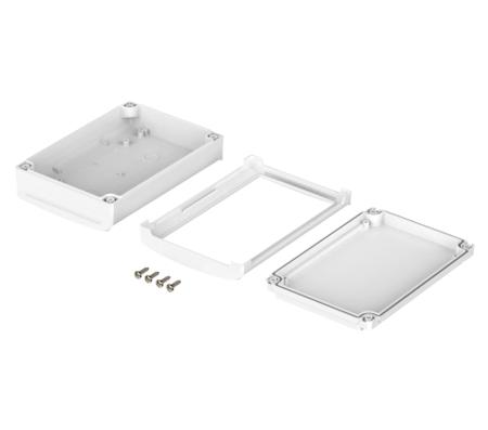 48314333-HMT1 Bopla BoVersa Series White Polycarbonate Desktop Enclosure, 180 x 120 x 52mm