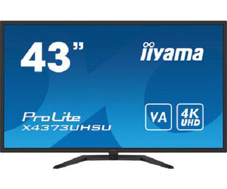 X4373UHSU-B1 iiyama ProLite  43in LCD Computer Monitor, 3840 x 2160 Pixels