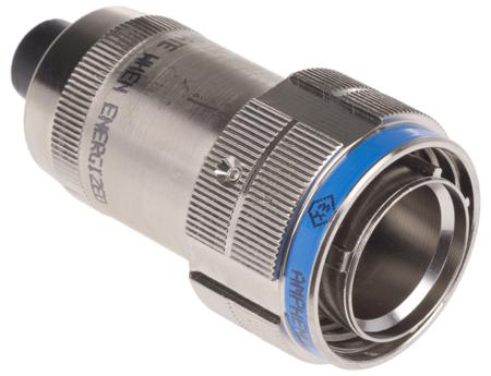 USBFTVX6N Amphenol Socapex Straight, Cable Mount, Plug- Single Port Type A 2.0 IP68 USB Connector