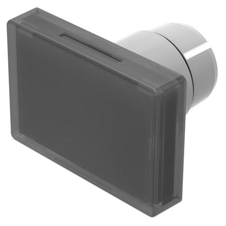 22-903.1 Indicator Lens Rectangle Style, Black, 25.5 Long