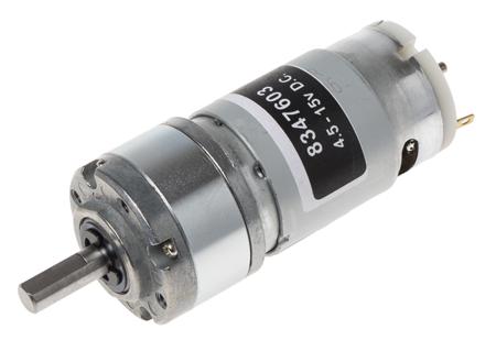 834-7603 RS PRO Brushed Geared DC Geared Motor, 7 W, 12 V dc, 10 Ncm, 822 rpm, 6mm Shaft Diameter