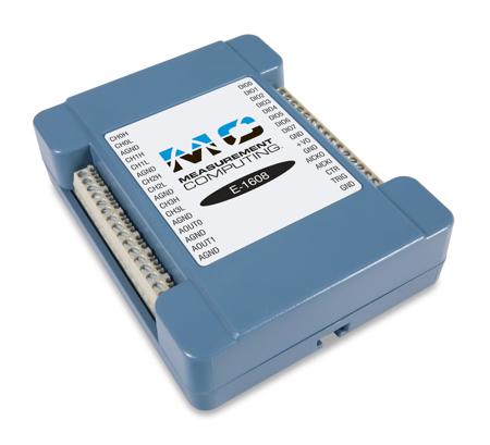 6069-410-016 Digilent MCC E-1608 Data Acquisition, 8 SE/4 DIFF Channel(s), Ethernet, 250ksps, 16 bit
