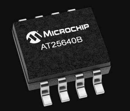 AT25640B-SSHL-T Microchip,  64 kB EEPROM,  80 ns 8-Pin SOIC Serial-SPI