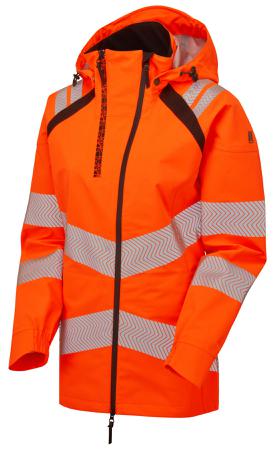 LFE960-08 PULSAR LFE960 Orange Women Hi Vis Jacket, 8