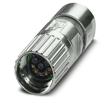 1629054 Phoenix Contact Circular Connector, 8 Contacts, Cable, M17 Connector, Socket, Female, IP67, IP68, M17 PRO Series