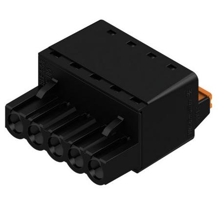 1013460000 Weidmuller, 5.08mm Pitch, BL 5.08, 5 Way, , Pluggable Terminal Block, Plug, Cable Mount, Push In Termination,