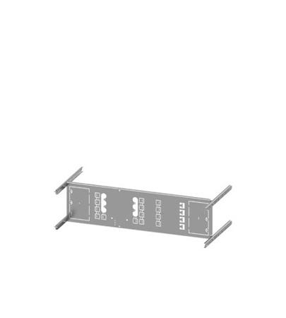 8PQ6000-8BA10 Siemens Grey 4 Gang Mounting Plate Sheet Steel Mounting Plate