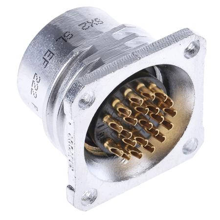 SL-EF-222-P Amphenol Connector, 22 contacts Panel Mount Socket, Solder