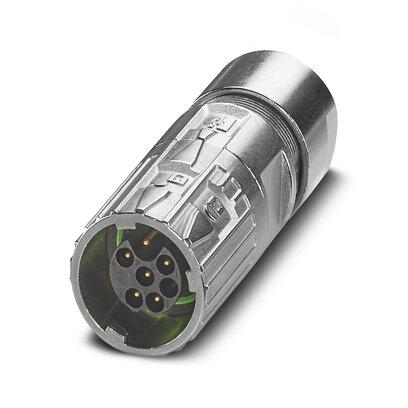 1628998 Phoenix Contact Cable Mount Industrial Circular Connectors, 6 Contacts, 17 mm Connector, Plug