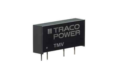 TMV-0512D TRACOPOWER TMV 1W Isolated DC-DC Converter Through Hole, Vin 4.5 → 5.5 V dc, Vout ±12V dc, I/O isolation 3kV dc