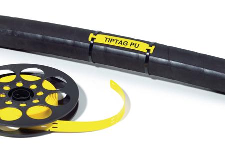 556-25016 HellermannTyton TIPTAG PU Cable Marker, Blue, for Large Cable Bundles And Wires,