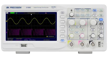 BK2190E BK Precision  2190E Series, 100MHz Bench Oscilloscope, 2 Analogue Channels - UKAS Calibrated