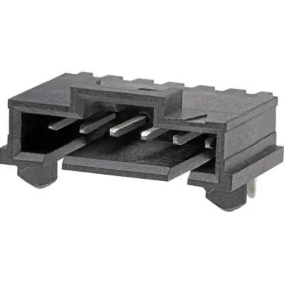 171977-0005 Molex SL Series Right Angle Surface PCB Header, 5 Contact(s), 2.54 mm Pitch, 1 Row, Shrouded