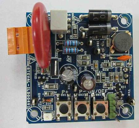 STEVAL-ILD004V1 STMicroelectronics Evaluation Board Power Management for STM8S103F2 for Halogen and Low-Consumption Lamps