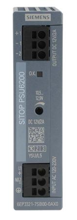 6EP3321-7SB00-0AX0 DIN Rail Power Supply 12V 2A 24W