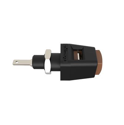 RS ESD 6554 / BR Schutzinger 12.6mm Brown Terminal Post, 30 V ac, 60 V dc, 5A, M8 x 0.5 Thread