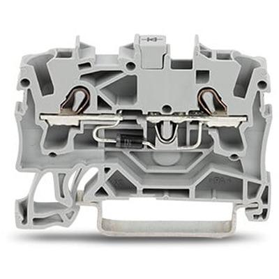 2002-1211-1000-411 WAGO2002-1211/1000-411 TOPJOB S Series DIN Rail Terminal Block, 2.5mm², 1-Level, Push-In Cage Clamp Termination