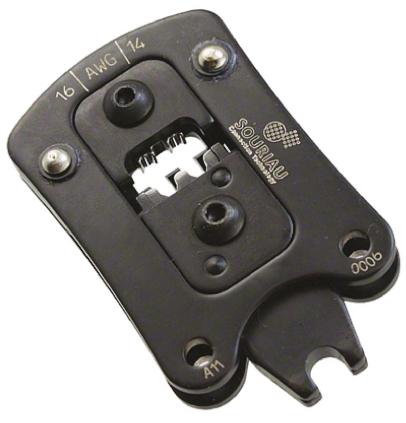 S16RCM1450 Souriau Sunbank by Eaton, UTS Series Crimping Head, Hex size 1.6mm