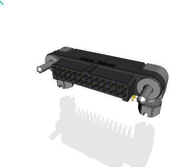 MHDAS2M026YCE11 Amphenol Socapex MHDAS Series Right Angle PCB PCB Header, 26 Contact(s), 1.27 mm Pitch, 2 Row, Shrouded