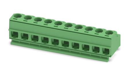 1755813 Phoenix Contact, PT 1.5/10-PH-5.0 CLIP, 10 Way, Pluggable Terminal Block, Plug, Solder Termination,