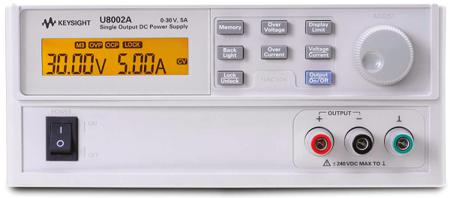 U8002A Keysight Technologies  Bench Power Supply With UKAS Calibration, 1 Output 0 → 30V 0 → 5A 150W
