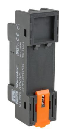 121-7825 RS Pro 8 Pin Relay Socket, DIN Rail, 300V for use with RS Pro RKL Relays DPDT