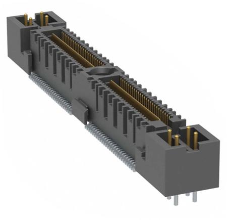QMS-052-09.75-SL-D-A-K-TR Samtec QMS Series Straight Surface PCB Header, 104 Contact(s), 0.64 mm Pitch, 1 Row, Shrouded
