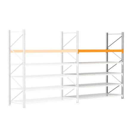 AXZHYBRGRI3027ES1 Manorga Galvanised Sheet Steel Storage Rack System Shelving System, 3000mm