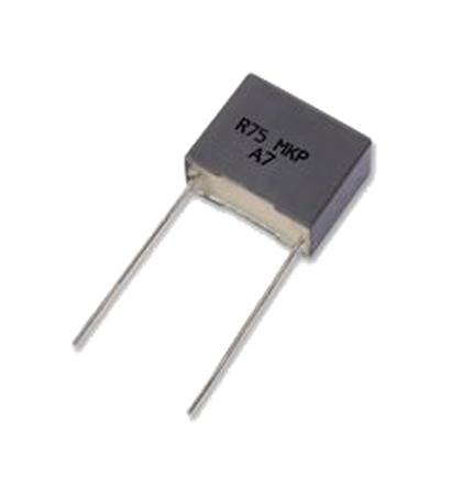 R75PR41004030J KEMET R75 Metallised Polypropylene Film Capacitor, 250 V ac, 630 V dc, ±5%, 1μF, Through Hole